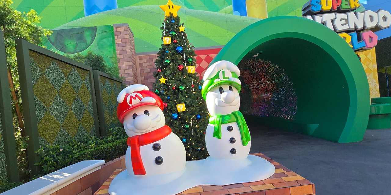 GUIDE: Super Nintendo World holiday fun for 2025 season, Universal Hollywood