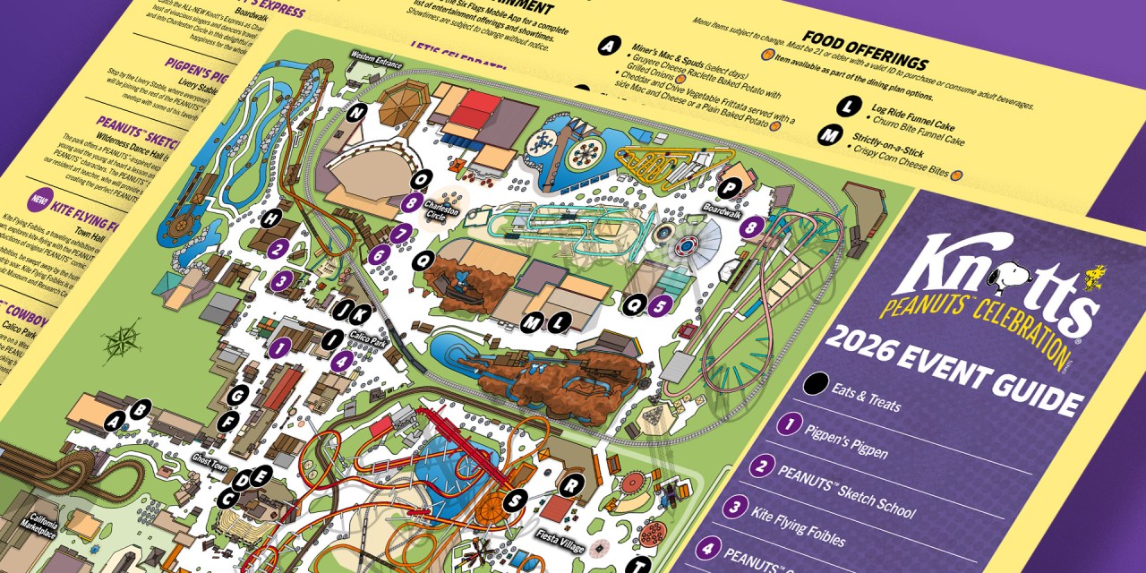 EVENT MAP: 2026 Knott’s PEANUTS Celebration — food, fun, and more