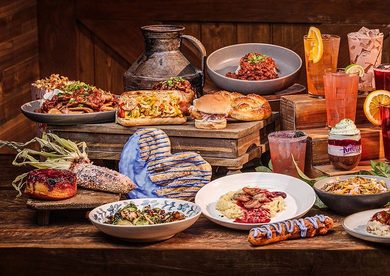 MENU: 2026 Tasting Card food and drink, Knott’s Boysenberry Festival