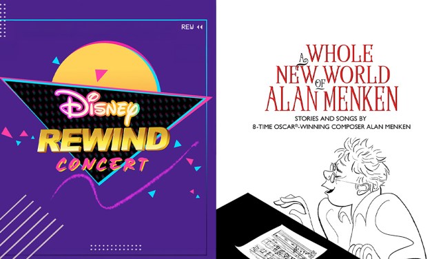 D23 2026: Programming highlights after 4pm include Menken live on stage, Disney Rewind Concert, and more