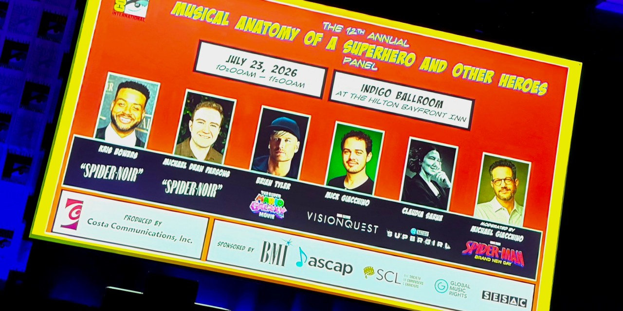 SDCC 2026: Giacchino and more composers talk shop; VISIONQUEST, BRAND NEW DAY