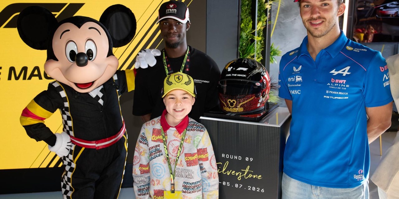 Disney and Formula 1 adding more Disney characters, events, shopping through 2028