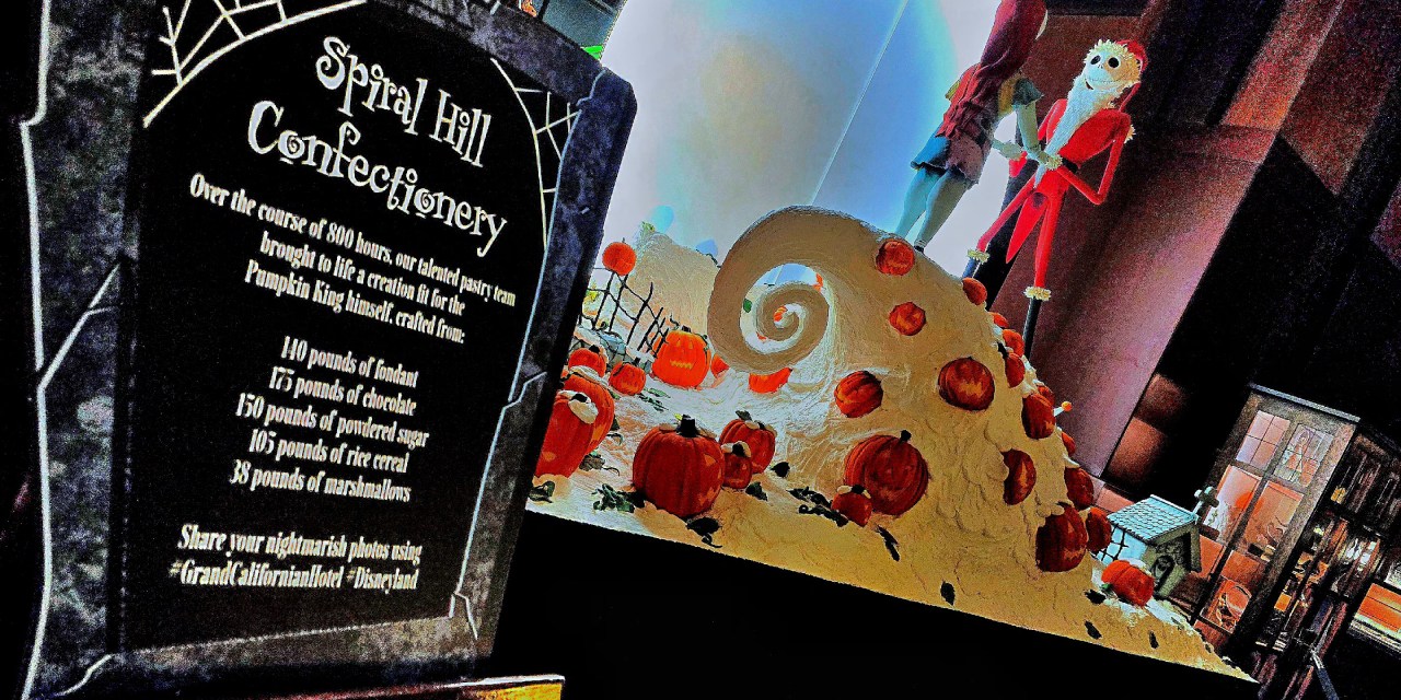 Jack and Sally confectionery at Grand Californian for 2026 Halloween Time