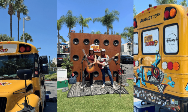 D23 2026: CAMP ROCK 3 tour bus activation at HOJO Anaheim