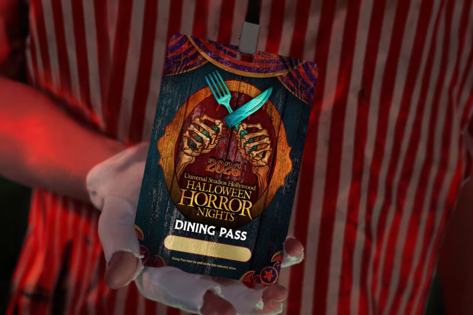DETAILS: Dining Pass for 2026 Halloween Horror Nights Hollywood
