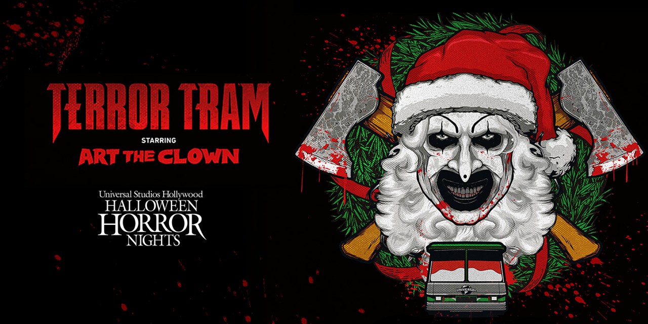 Details: Terror Tram starring Art the Clown at Halloween Horror Nights Hollywood