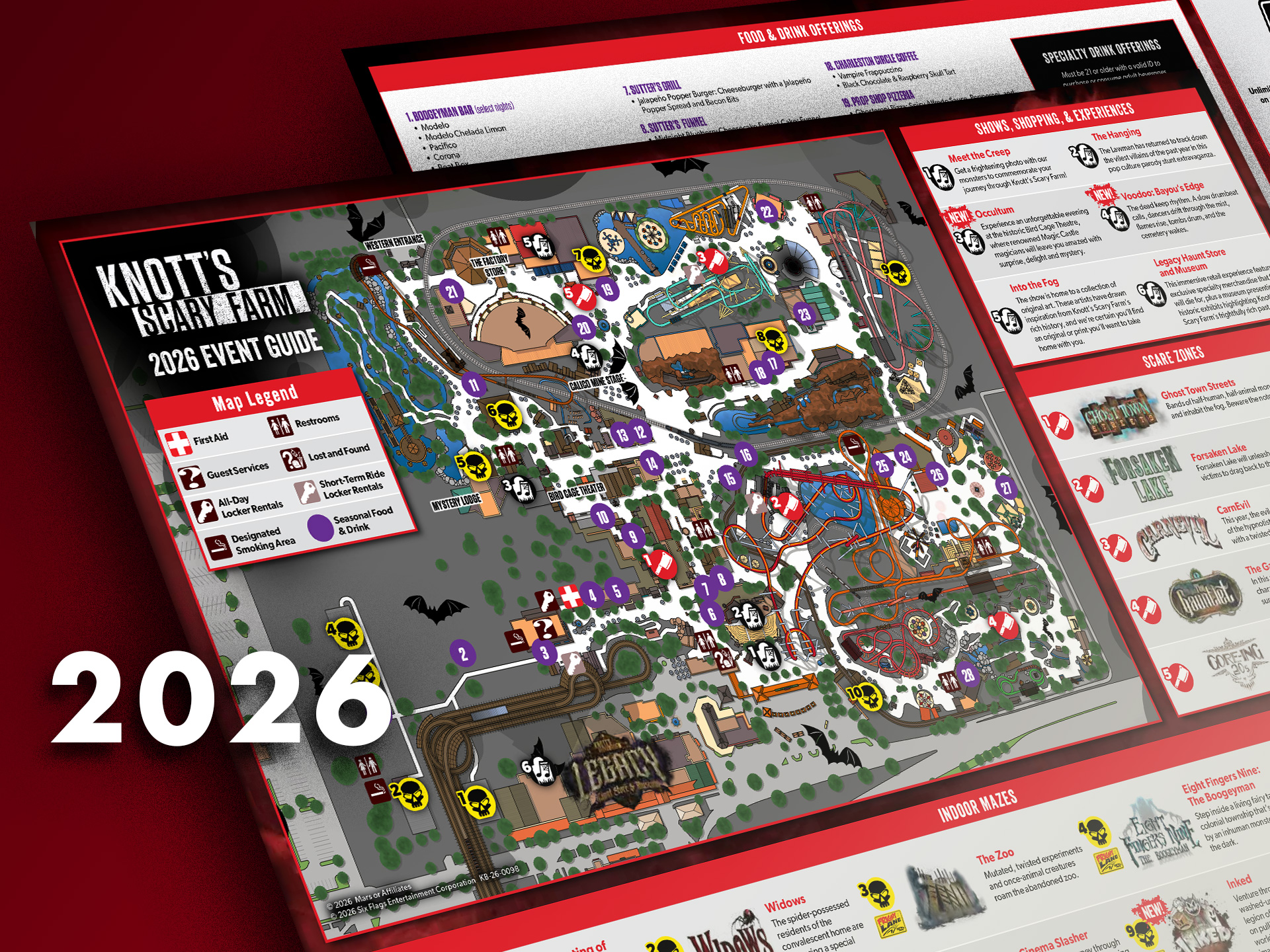 EVENT MAP: 2026 Knott’s Scary Farm — find mazes, shows, and more ...